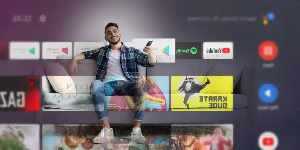 Android tv avec appli iptv android installé
